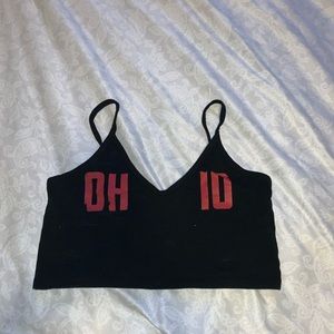 OHIO cropped top